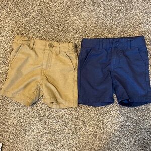 Cat & Jack Quick Dry Toddler Boys Shorts 2T brown and navy